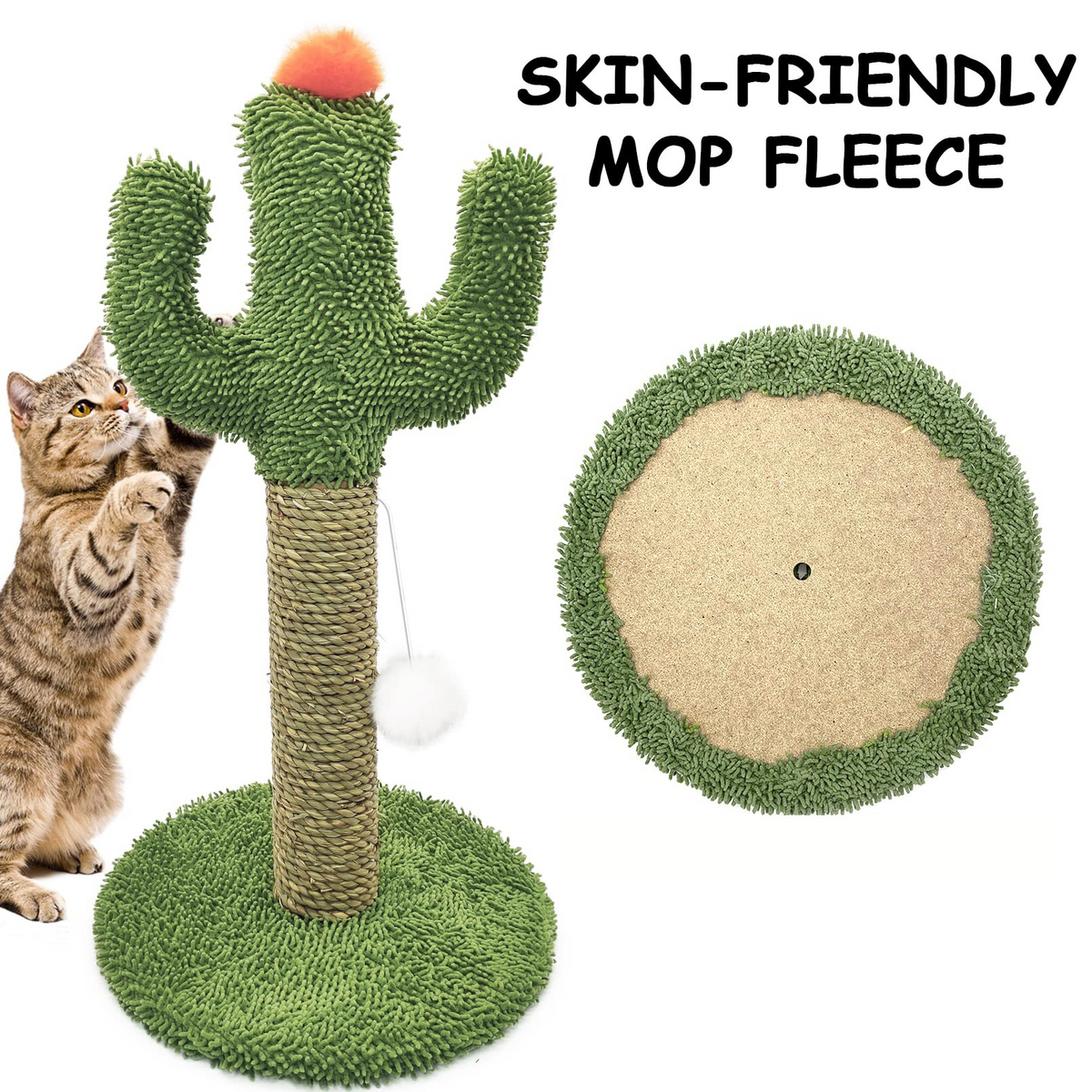 2 in 1 Cactus Shaped Cat Climbing Tree